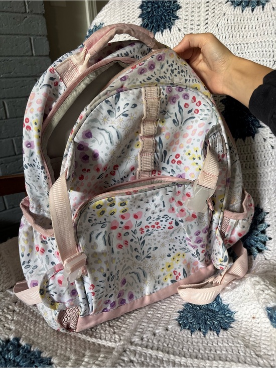 Pottery Barn Kids Other - Pottery Barn Kids Mackenzie Multi Watercolor Floral Small Backpack